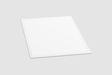 Blank Polaroid For Photo Frame Mockup. 3D Render.