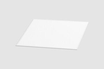Blank Polaroid For Photo Frame Mockup. 3D Render.