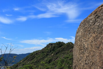 堂山山頂付近の風景