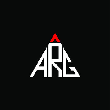 ARG letter logo creative design. ARG unique design
