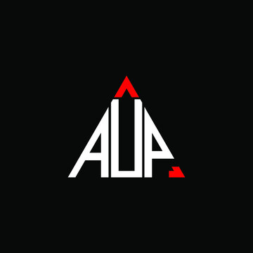 AUP letter logo creative design. AUP unique design
