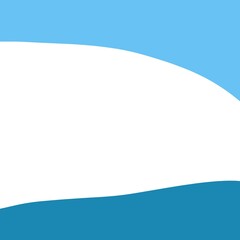 青空　雪　海　背景素材