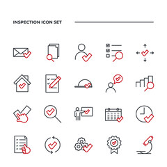 Inspection set icon, isolated Inspection set sign icon, vector illustration