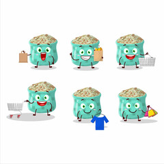 Obraz premium A Rich dried rosemary mascot design style going shopping