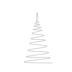 Fototapeta na wymiar Christmas background with tree silhouette vector illustration