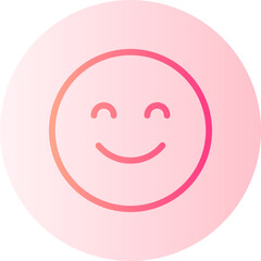 smile gradient icon