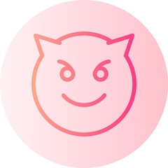 devil gradient icon