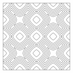 Tile pattern design. Composition of offset diamonds and rounds. Suitable for texture, surface element and coloring #306. EPS8.