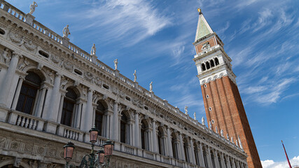 Fototapeta na wymiar bell tower of sestieri