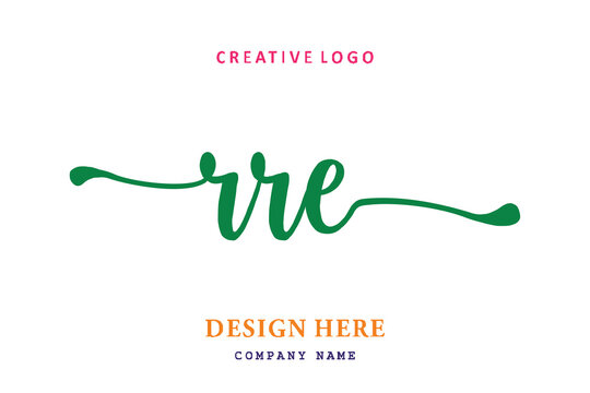 RRE lettering logo is simple, easy to understand and authoritative