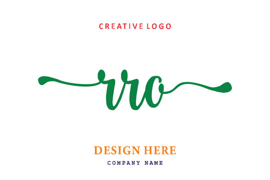 RRO lettering logo is simple, easy to understand and authoritative