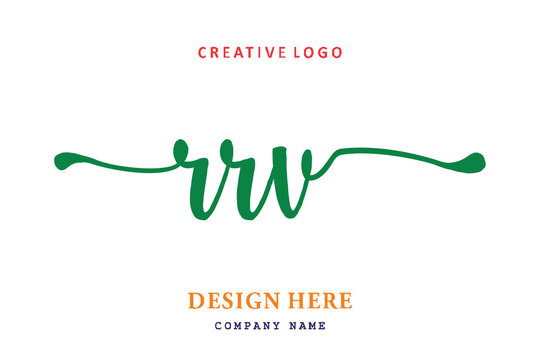 RRV lettering logo is simple, easy to understand and authoritative
