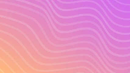 Fototapeta na wymiar Modern colorful gradient background with wave lines