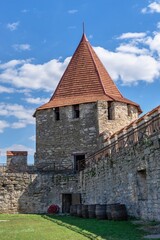 Fortress walls and towers of the Bender fortress, Moldova