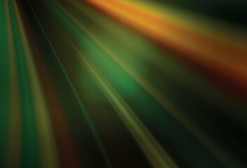 Dark Green vector blurred shine abstract texture.