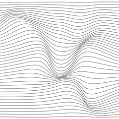 Distorted wave monochrome texture.