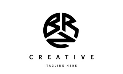 BRN creative circle three letter logo