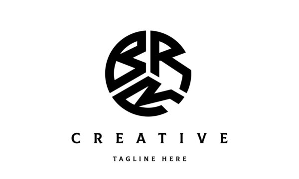 BRR creative circle three letter logo