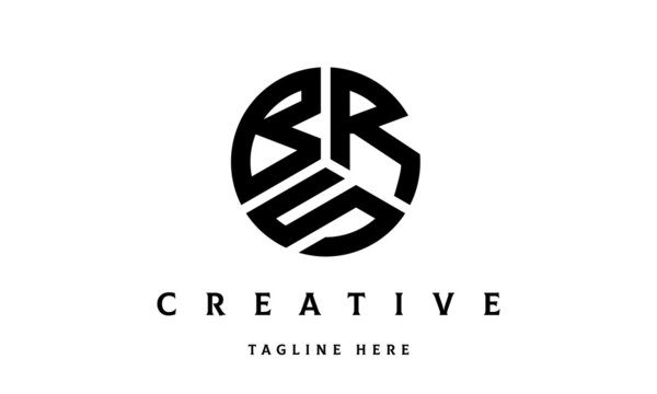 BRS creative circle three letter logo