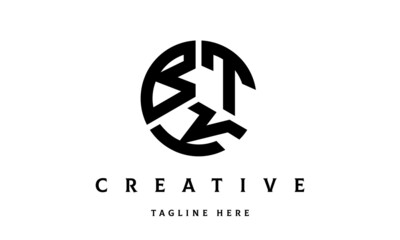 BTK creative circle three letter logo