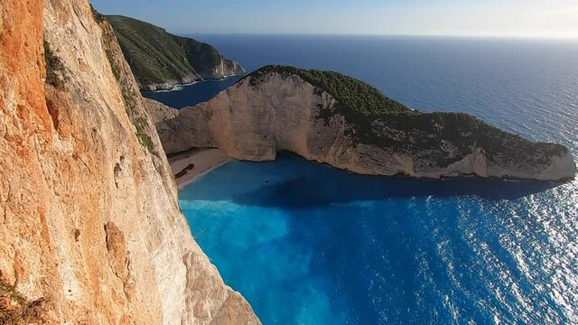 Zatoka wraku na wyspie Zakynthos
