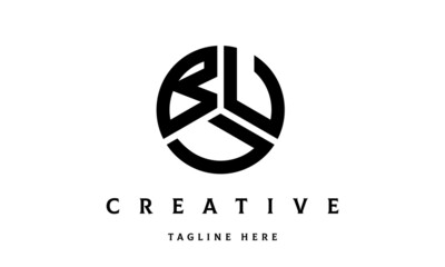 BUU creative circle three letter logo