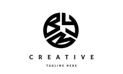 BYB creative circle three letter logo