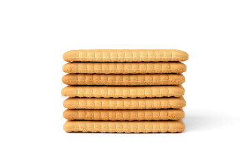 Cracker isolated on white background.