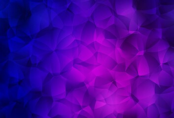 Dark Purple, Pink vector template with chaotic shapes.