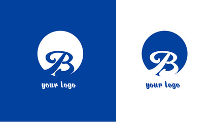 Logo literally B in a professional, distinctive and special