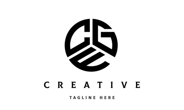 CGF creative circle three letter logo