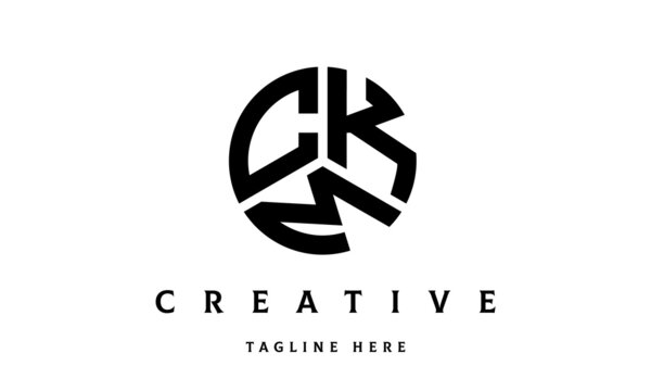 CKM creative circle three letter logo