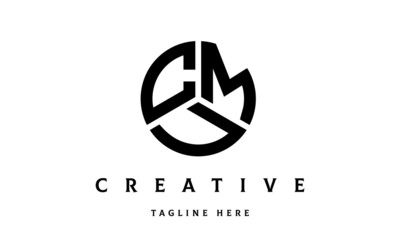 CMU creative circle three letter logo