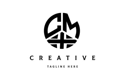 CMX creative circle three letter logo