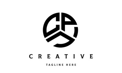 CPJ creative circle three letter logo