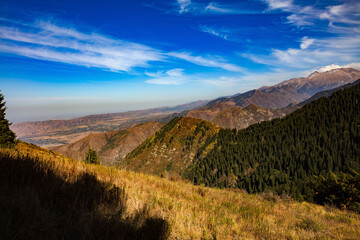 landscape in the mountains