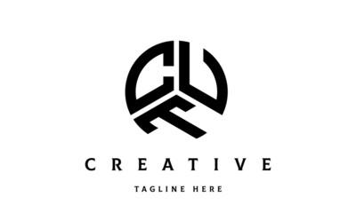 CUT creative circle three letter logo