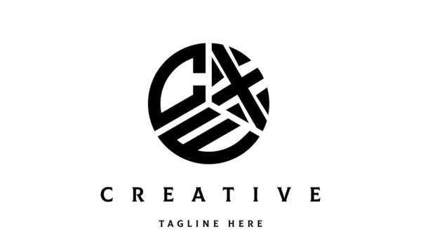 CXE creative circle three letter logo