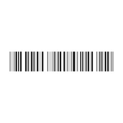 Bar code vector cartoon icon. Vector illustration barcode on white background. Isolated cartoon illustration icon of label bar code .