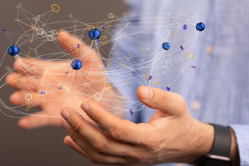 Abstract technology group and data