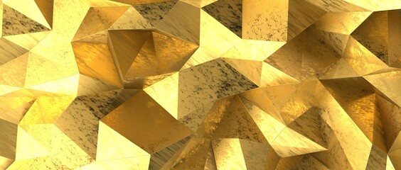 Luxury Golden Shiny Abstract Background