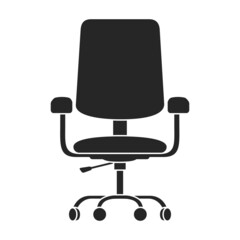 Chair of furniture vector icon.Black vector icon isolated on white background chair of furniture .