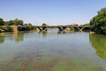 Fototapeta na wymiar Pont Saint Michel Toulouse