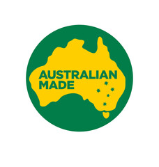 australian made in australia logo - obrazy, fototapety, plakaty