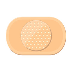 Bandage vector cartoon icon. Vector illustration bandage on white background. Isolated cartoon illustration icon of band .