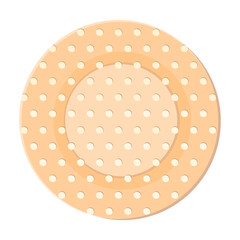 Bandage vector cartoon icon. Vector illustration bandage on white background. Isolated cartoon illustration icon of band .