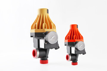 Fototapeta premium Pneumatic spare parts for industry use 