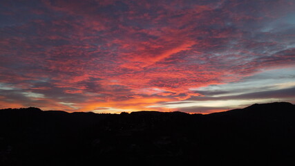 fotografia aterdecer,torrelles de llobregat,fotografia aerea,catalunya