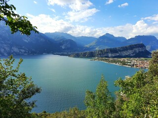 Fototapeta na wymiar lake in the mountains view 