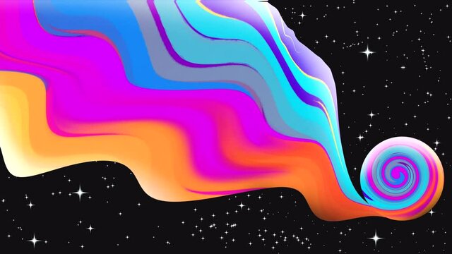 liquid painting motion video. abstract colorful fluid planet background, Ultra HD 4K Seamless looping video background. Suitable for commercial 4K monitor display video backgrounds or wallpapers.